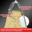 Voile d'ombrage robuste de 260 g Amgo Customize Pro Ring-108512021-108512056