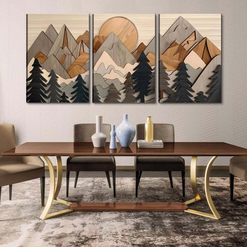 3 Piece Wrapped Canvas Print
