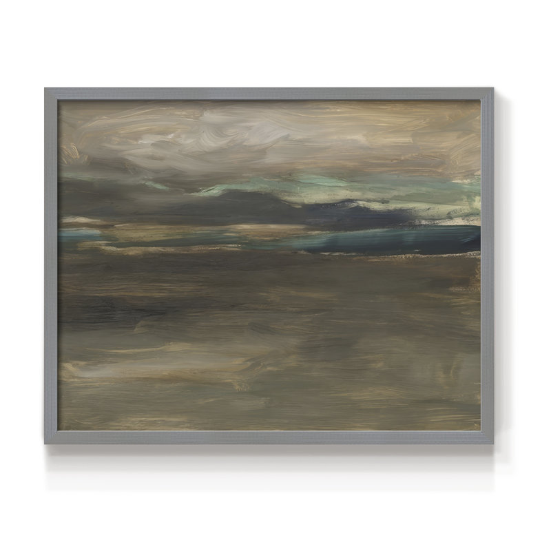 «Mute Lake View I», reproduction encadrée, H 11 po x l 14 po, Gris