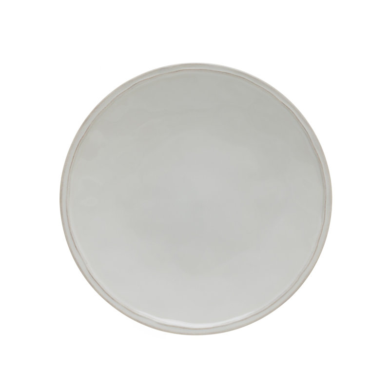 Fontana Fine Stoneware Dinner Plate, Cloud White