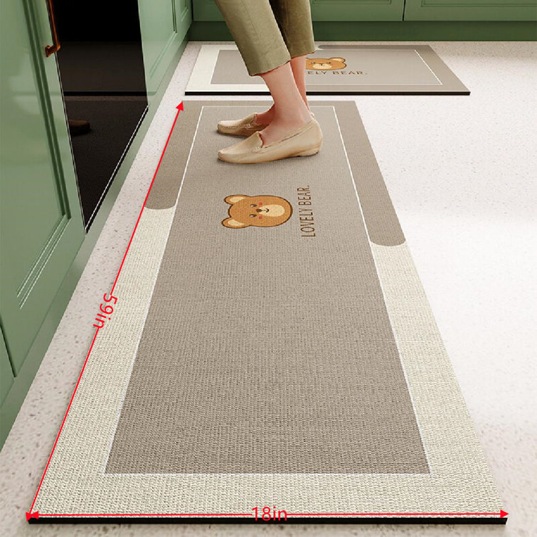 Diatomaceous Mud Kitchen Floor Mat, Anti Slip, Oil Resistant, And