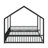 Metal Twin Size House Platform Beds-762287826