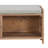 43" Wide Shoe Storage Bench With Cushion Entryway Bench Storage Bench for Bedroom Living Room-257588909