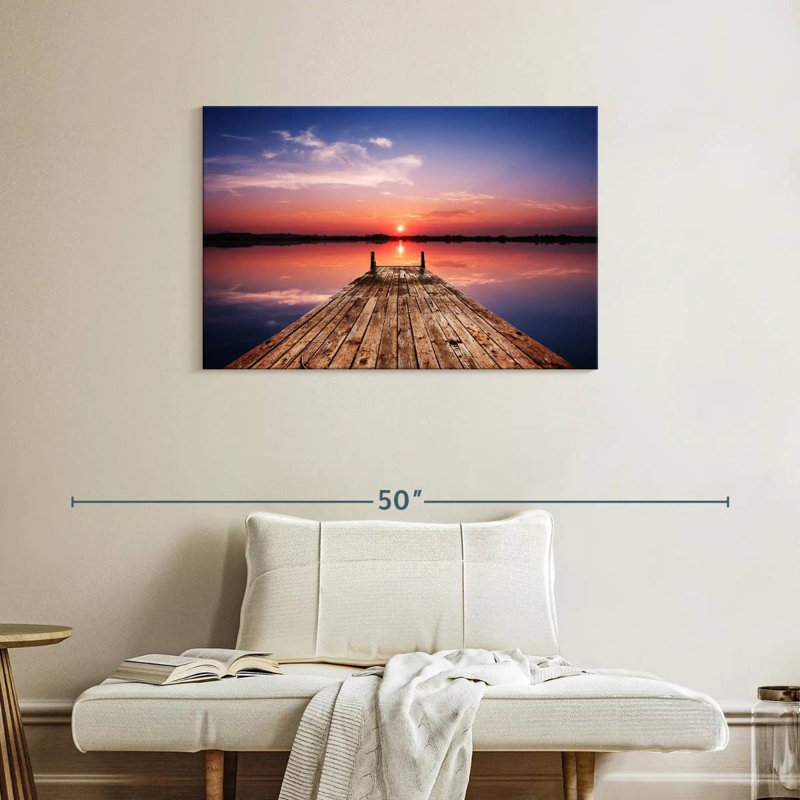 Alvord Sunset Lake Dock, H 24 po x l 36 po