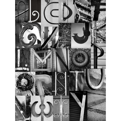 Alphabet - Wrapped Canvas Print