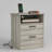 2 Drawers Nightstand With Charging Station-1990709992