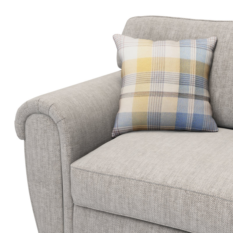 Vivo Upholstered Chair And A Half, Silver