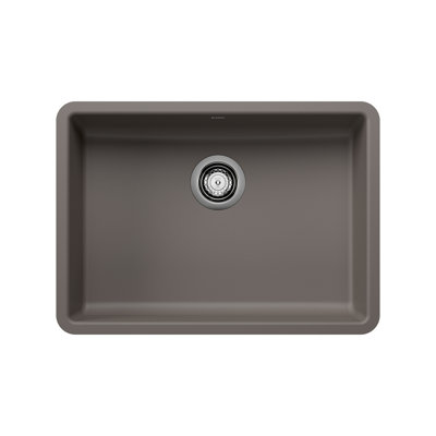 Precis SILGRANIT 25" L x 18'' W Undermount ADA Kitchen Sink