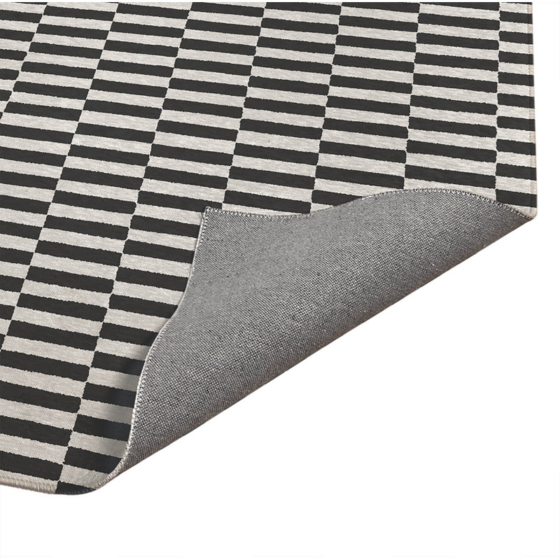 Tapis d'extérieur antidérapant Off Stripe, Rectangulaire 8 pi x 10 pi