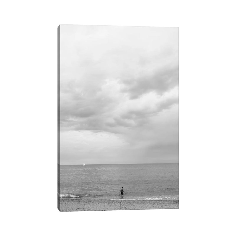 Barcelona Coast by Bethany Young - Print on Canvas, Wrapped Canvas, 66.04cm H x 45.72cm W x 3.81cm D