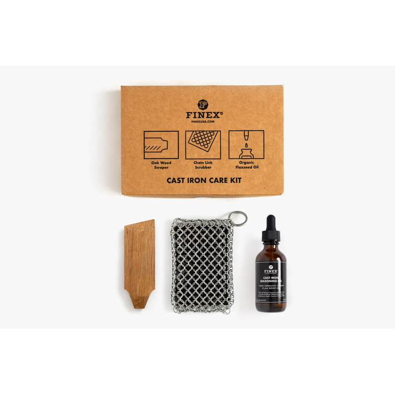 3 Piece Cast Iron Care Kit