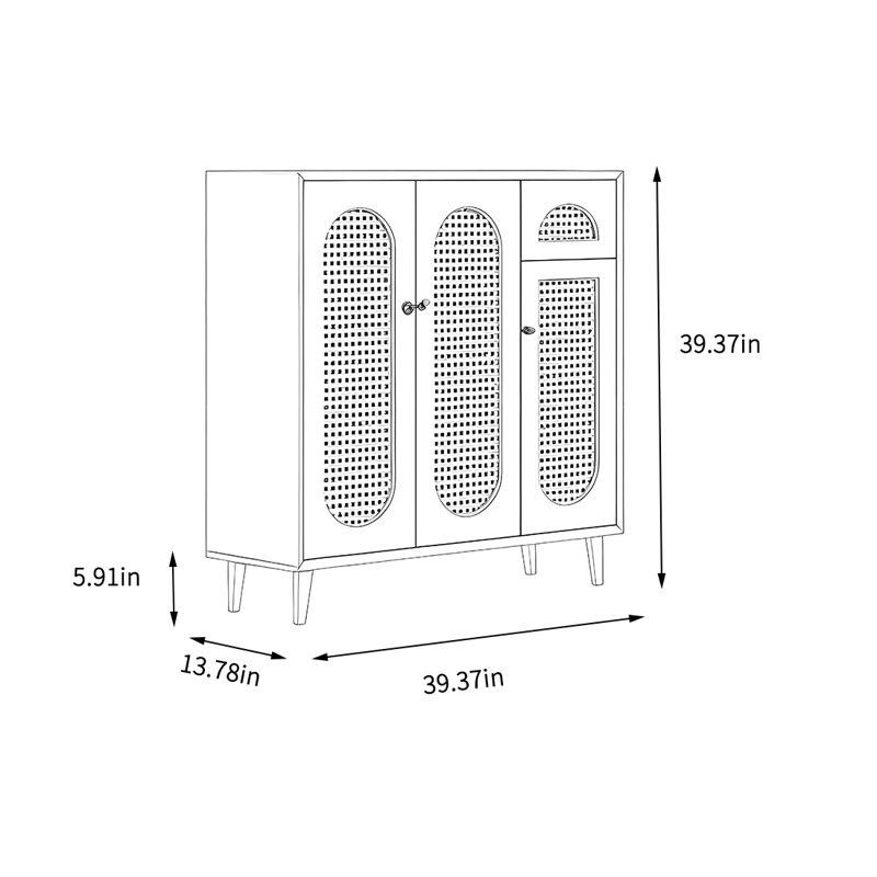 Deaja, 39.37" H x 39.37" W x 13.78" D