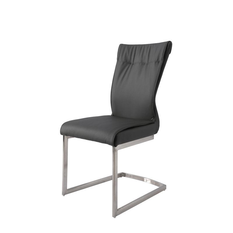 Chaise d'appoint rembourrée Kohlmeier, Gris