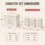 Bread Bin & Canister Sets Steel Canister-135393176