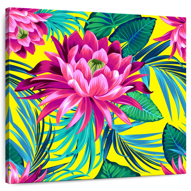 Harnek Tropical Water Lily, 24" H x 24" W