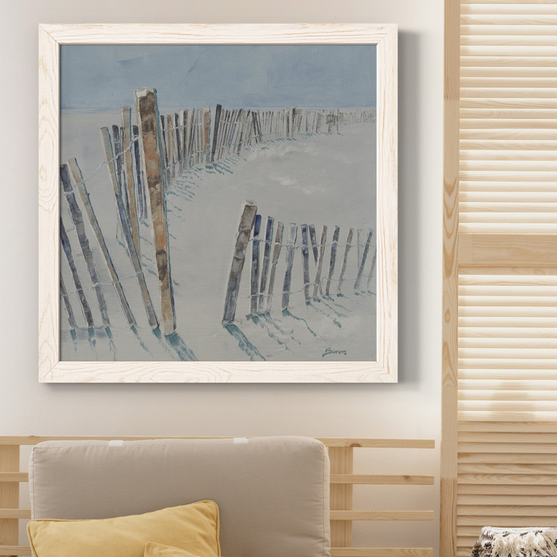 Passage - Toile encadrée de qualité supérieure - prête à être accrochée, H 31,5 po x l 31,5 po x P 1,5 po, Cadre blanc