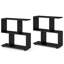Britteney 60cm H x 60cm W Geometric Bookcase-536574133