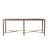 Twisted Rail Console-Okume/Brass