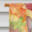 Chat en feuilles d'automne-112700467