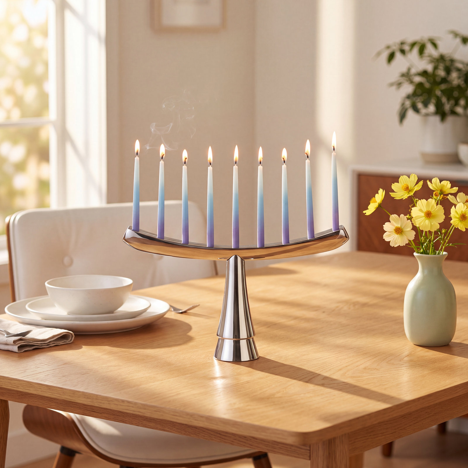 Nambe Judaica Menorah