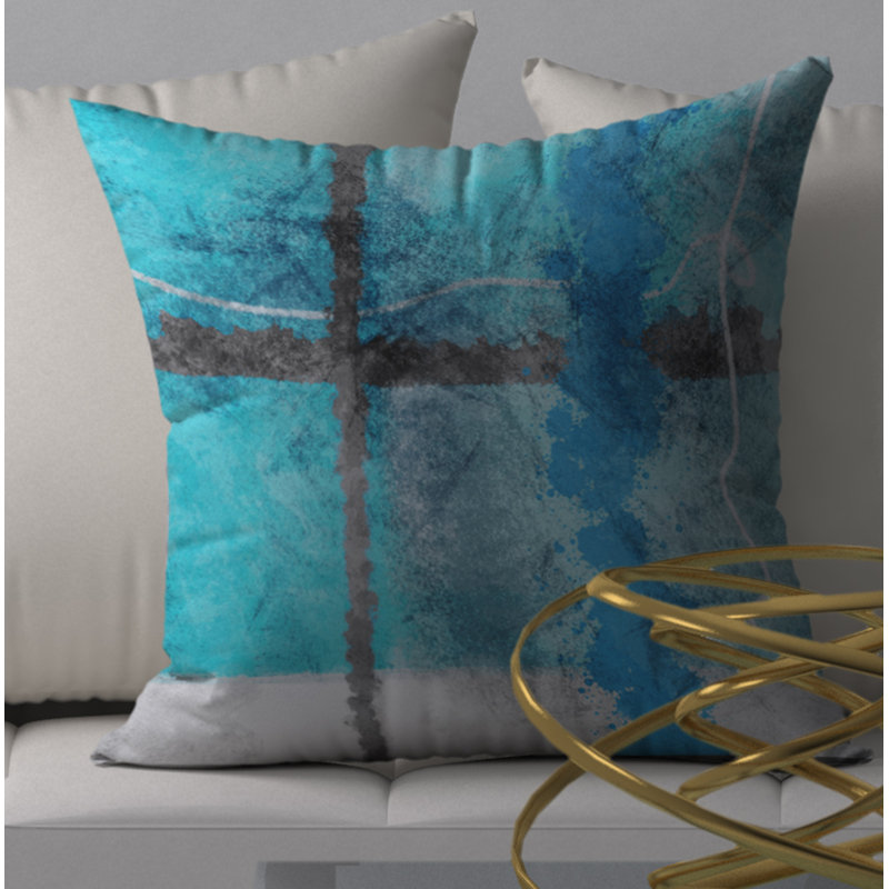 Reversible Throw Pillow, 20" x 20"