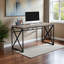 Bureau d'ordinateur brun clair Pocillo