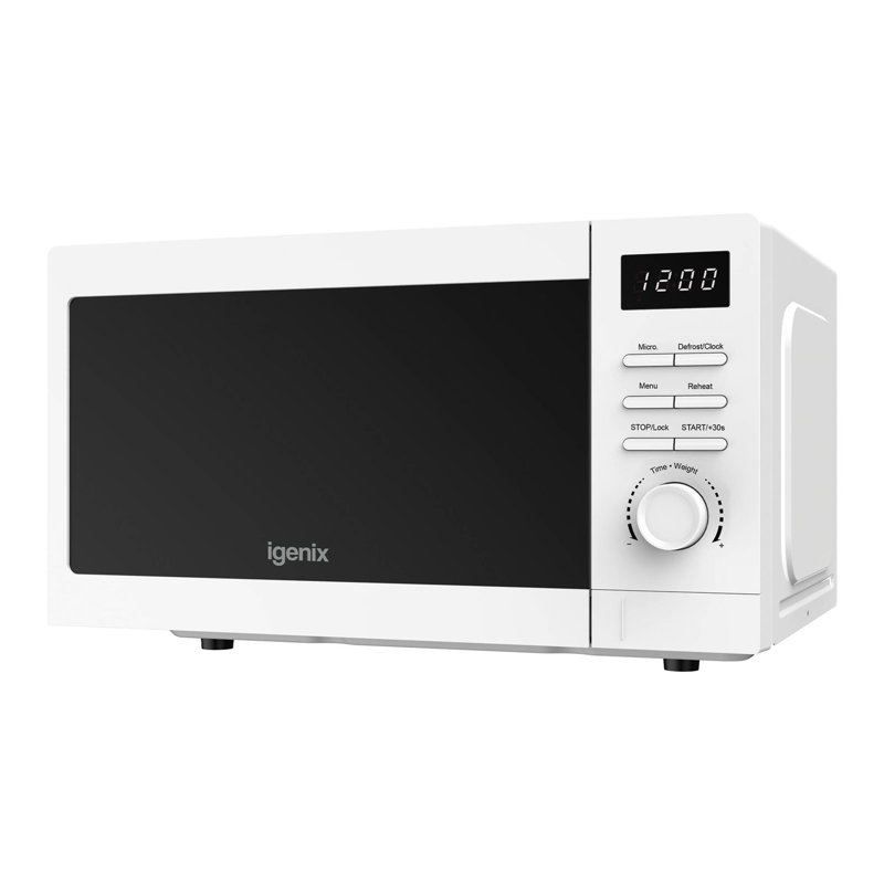 Igenix 20L 800W Digital Microwave Black, White