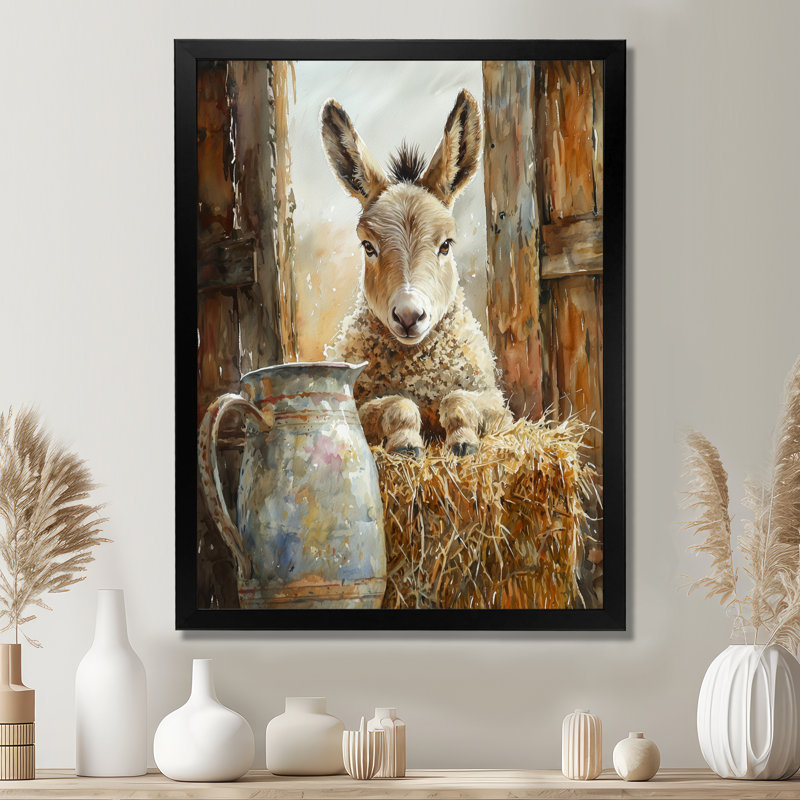 Dulcio - Animals Canvas Art Print, Noir, H 20 po x l 12 po, Reproduction encadrée d'une seule photo