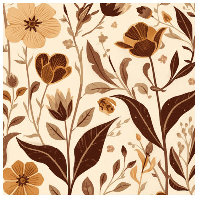 Coussins décoratifs Botanical Floral Illustration