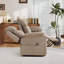 Canapé inclinable électrique de 78,74 po de largeur avec télécommande, inclinable double et 4 pieds stables (ensemble de 2)-1314337215