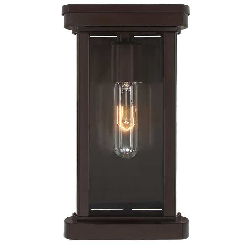 Lanterne murale d'extérieur Western, H 11,5 po x l 6,5 po x P 7,75 po