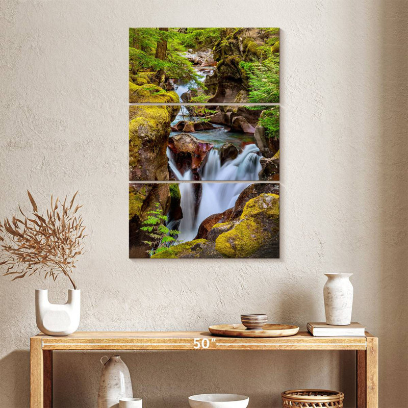Alvord Avalanche Gorge Waterfall, 65" H x 42" W