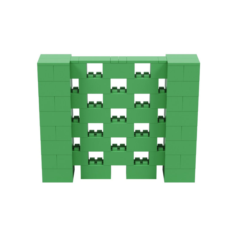 Ensemble mural 4 po de haut Everblock, Vert, 60"