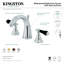 Robinet de salle de bain espacé avec ensemble de drain Duchess-48991499