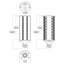 60 Watt White LED Bulb
