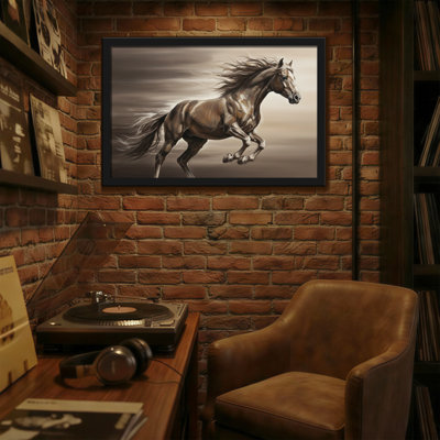 "Animaux qui courent", reproduction d'art sur toile