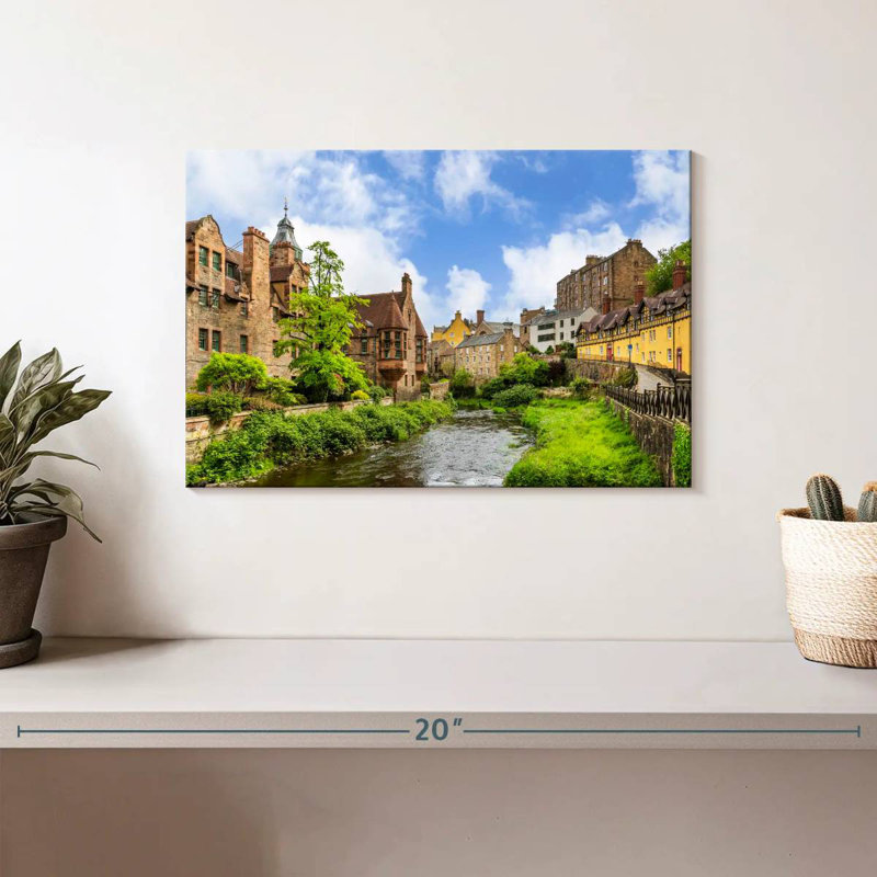 Sirecs, Edimbourg, Dean Village et l'eau de Leith, H 8 po x l 12 po