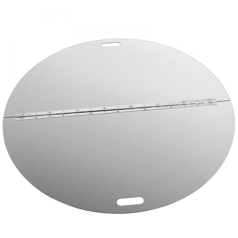 Fire Pit Lid Round 40 Inch Foldable Fire Pit Ring Snuff Cover 430 Stainless Steel Fire