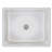 Lester 23.5'' L Single Bowl Fireclay Kitchen Sink