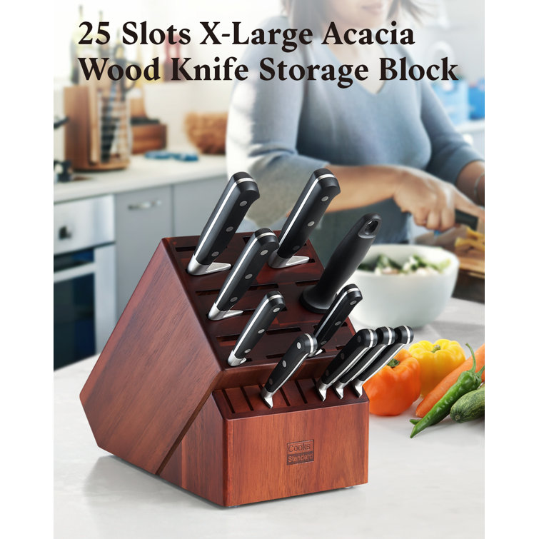 Cooks Standard 25 Slot Knife Storage Block without Knives & Reviews