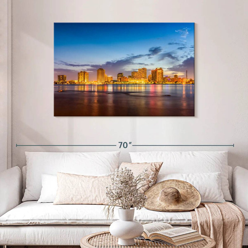 Sirci New Orleans Waterfront, H 30 po x l 45 po