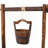 Rustic Wooden Wishing Well Planter