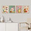 «Christmas Decor Season Porcupine Tree Star», impression sur papier 4 pièces-97770465-97770468