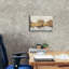  «Autumn River Reflection Gold» par Silvia Vassileva, art mural sur toile, 18 po x 12 po-1082605668