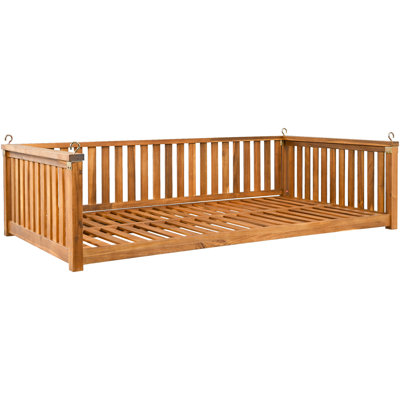 Backyard Swing, Quality , Spacious & Modern, Minimalist Form Comfort Swing Bed, Wood, Finish,