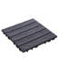Carreaux de terrasse à emboîtement pour l'extérieur - Plancher imperméable de 68,80 pieds carrés