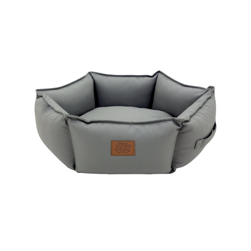 Faux Leather Pet Bed