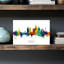 Vibrant Frankfurt Skyline by Michael Tompsett - Wrapped Canvas Print-1508609533