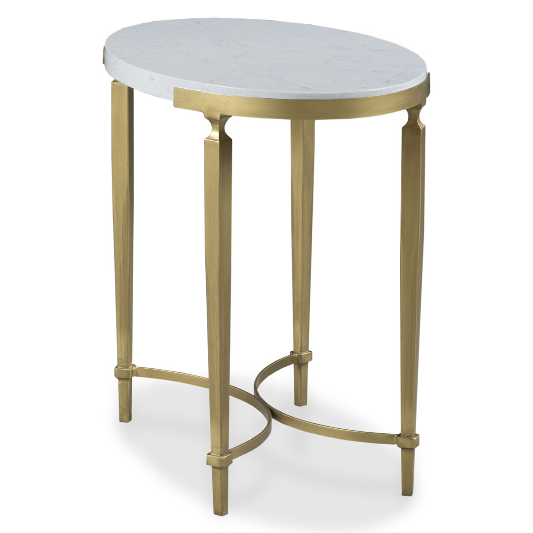 East Camden Oval Marble Top End Table Fairfield Chair