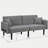 Folding Ottoman Sofa Bed with stereo (Gray)